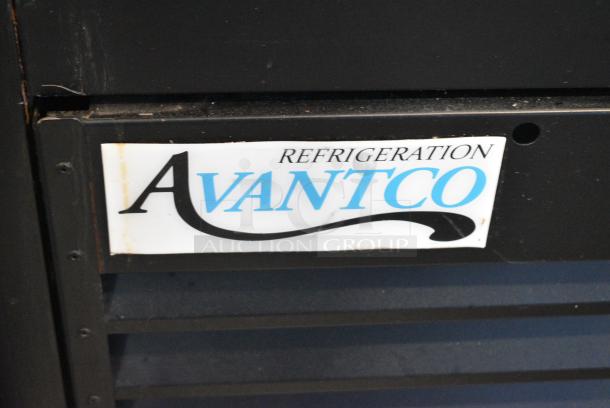 Avantco 178GDS47HCB Metal Commercial 2 Door Reach In Cooler Merchandiser w/ Poly Coated Racks on Commercial Casters. 115 Volts, 1 Phase. Tested and Working! - Image 2 of 7