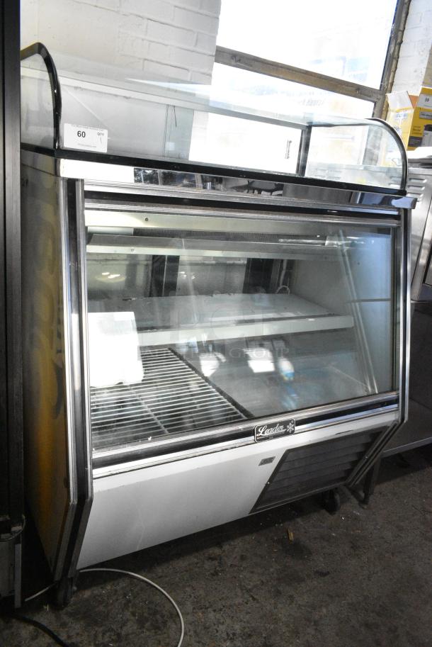 2020 Leader SDL48SC Metal Commercial Deli Display Case Merchandiser w/ Top Dry Display Case on Commercial Casters. 115 Volts, 1 Phase. Tested and Powers On But Does Not Get Cold - Image 1 of 9