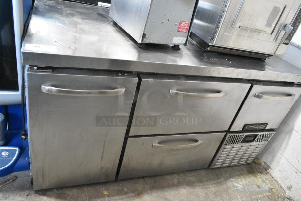 Continental RA60N Stainless Steel Commercial 2 Door and 2 Drawer Undercounter Cooler. 115 Volts, 1 Phase. Tested and Working! - Image 2 of 8