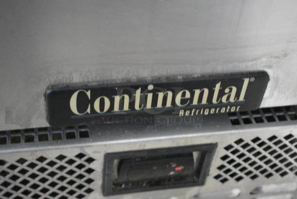 Continental RA60N Stainless Steel Commercial 2 Door and 2 Drawer Undercounter Cooler. 115 Volts, 1 Phase. Tested and Working! - Image 3 of 8