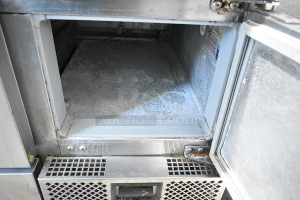 Continental RA60N Stainless Steel Commercial 2 Door and 2 Drawer Undercounter Cooler. 115 Volts, 1 Phase. Tested and Working! - Image 4 of 8