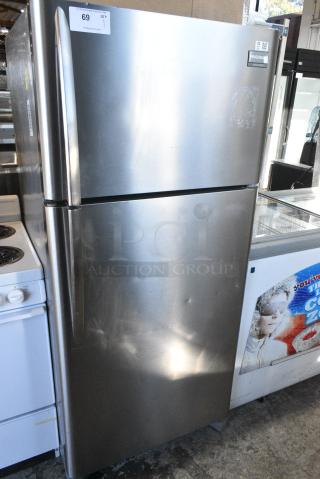 Frigidaire FGTR1845QF0 Gallery Stainless Steel Cooler w/ Freezer. 115 Volts, 1 Phase. Tested and Working!