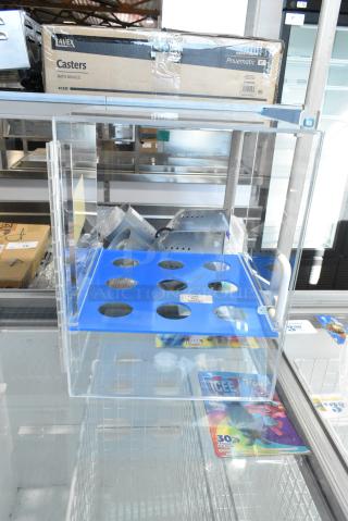BRAND NEW IN BOX! Cal-Mil 386 Clear Poly Ice Cream Cone Merchandiser Cabinet.