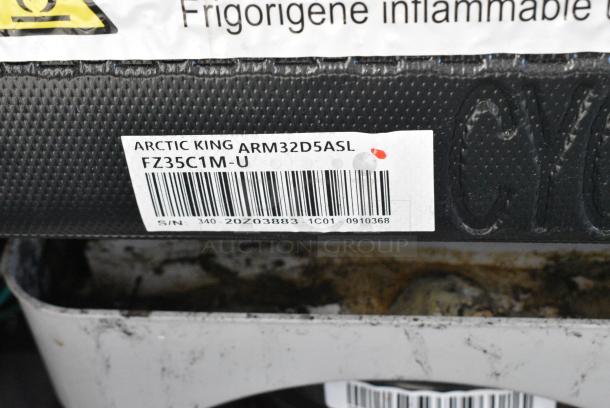Arctic King ARM32D5ASL Metal Mini Cooler w/ Freezer. 115 Volts, 1 Phase. Tested and Working! - Image 3 of 7