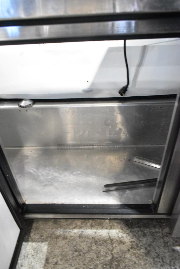 True TSSU-72-12 Stainless Steel Commercial Sandwich Salad Prep Table Bain Marie Mega Top on Commercial Casters. 115 Volts, 1 Phase. Tested and Working! - Image 7 of 10