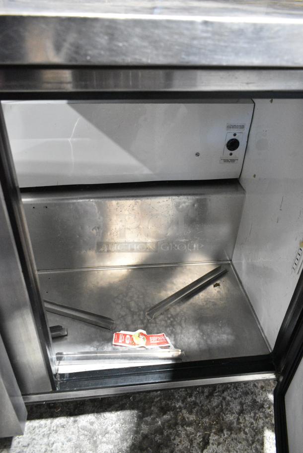 True TSSU-72-12 Stainless Steel Commercial Sandwich Salad Prep Table Bain Marie Mega Top on Commercial Casters. 115 Volts, 1 Phase. Tested and Working! - Image 9 of 10