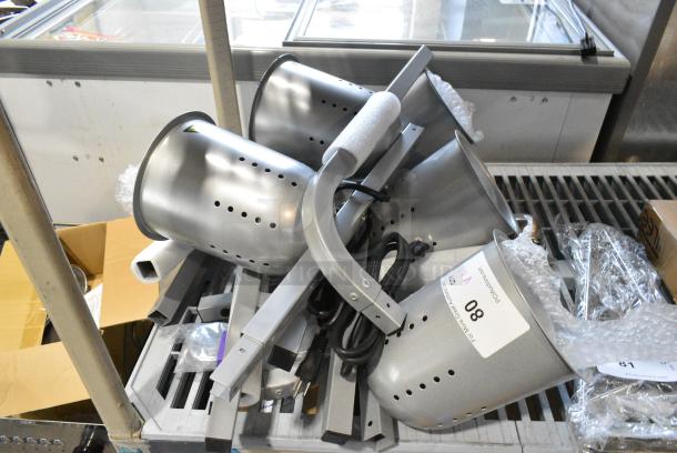 Lot of BRAND NEW SCRATCH AND DENT! Pieces to 2 Warming Lamps; ServIt 423BLS2 and ServIt 423BLS3. - Image 1 of 7