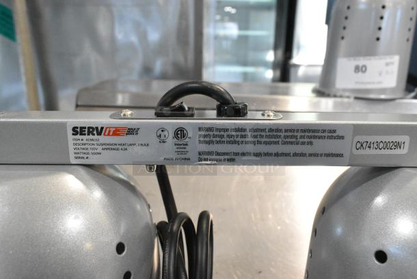Lot of BRAND NEW SCRATCH AND DENT! Pieces to 2 Warming Lamps; ServIt 423BLS2 and ServIt 423BLS3. - Image 7 of 7