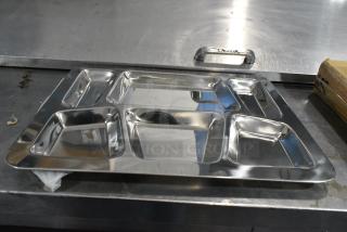Box of 12 BRAND NEW! Choice 176CTRYRT6SS Metal Food Trays.