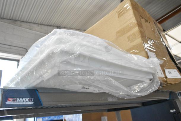 2 BRAND NEW SCRATCH AND DENT! Bakers Mark BM176DB1826LID White Poly Dough Bin Lids. 2 Times Your Bid! - Image 2 of 5