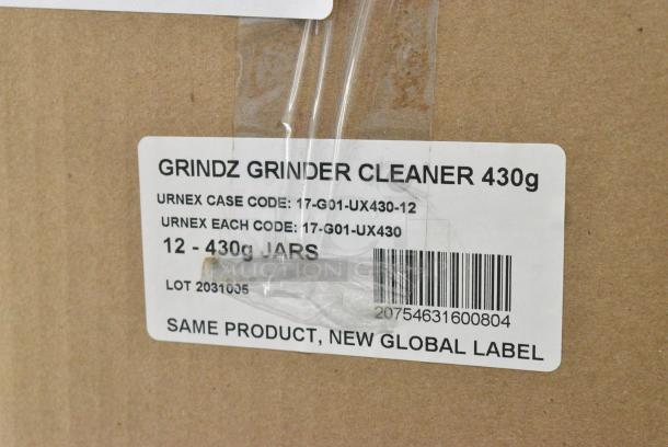 4 BRAND NEW SCRATCH AND DENT! Box of 12 Grindz Grinder Cleaner Jars. 4 Times Your Bid! - Image 2 of 2