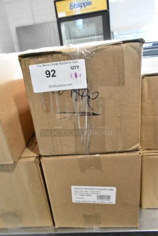 4 BRAND NEW SCRATCH AND DENT! Box of 12 Grindz Grinder Cleaner Jars. 4 Times Your Bid!