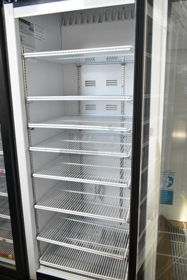 2019 Habco SE18 Metal Commercial Single Door Reach In Cooler Merchandiser w/ Poly Coated Racks. 115 Volts, 1 Phase. Tested and Working! - Image 3 of 4