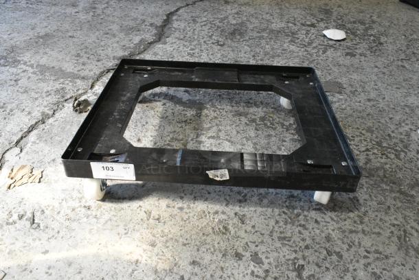Black Furniture Dolly on Commercial Casters. - Image 1 of 5