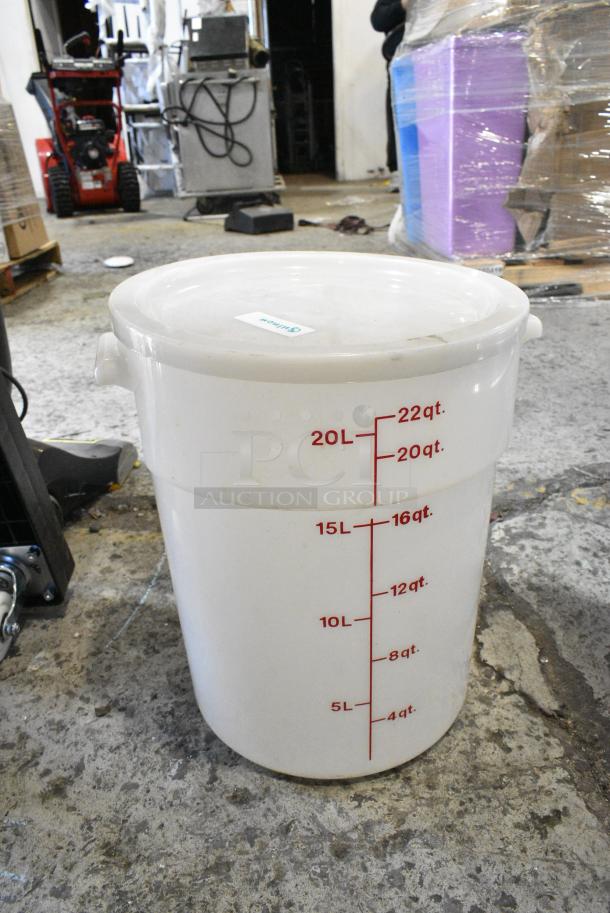 7 Various Items Including 5 Metal Full Size Baking Pans and 2 Poly Bins w/ Lids. 7 Times Your Bid! - Image 3 of 4