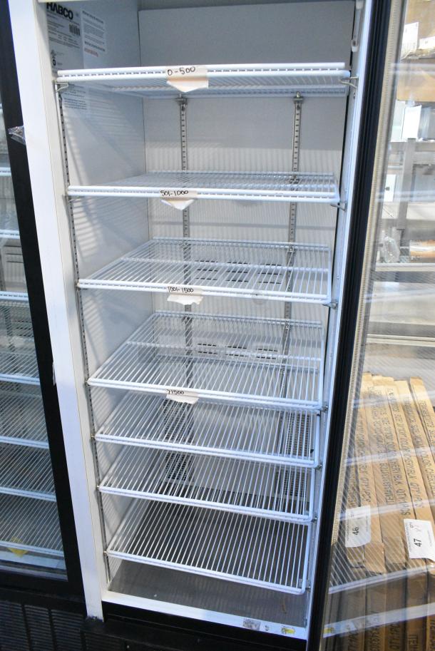 2019 Habco SE18 Metal Commercial Single Door Reach In Cooler Merchandiser w/ Poly Coated Racks. 115 Volts, 1 Phase. Tested and Working! - Image 2 of 4