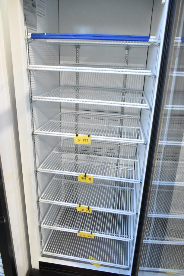 2019 Habco SE18 Metal Commercial Single Door Reach In Cooler Merchandiser w/ Poly Coated Racks. 115 Volts, 1 Phase. Tested and Working! - Image 3 of 4