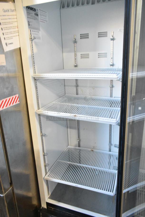 2019 Habco SE18 Metal Commercial Single Door Reach In Cooler Merchandiser w/ Poly Coated Racks. 115 Volts, 1 Phase. Tested and Working! - Image 3 of 4