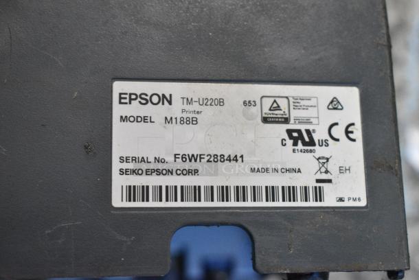 3 Various Items Including PAX S80 Credit Card Reader, Epson M188B Receipt Printer and Realink RLN8-410 Network Video Recorder. 3 Times Your Bid! - Image 6 of 8