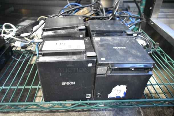 4 Epson M335A Receipt Printer. 4 Times Your Bid! - Image 1 of 6