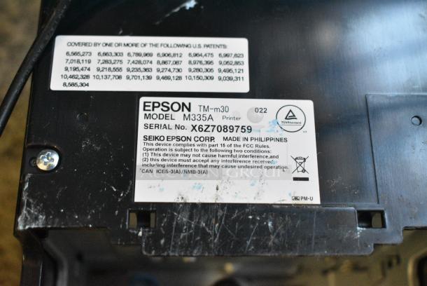 4 Epson M335A Receipt Printer. 4 Times Your Bid! - Image 6 of 6