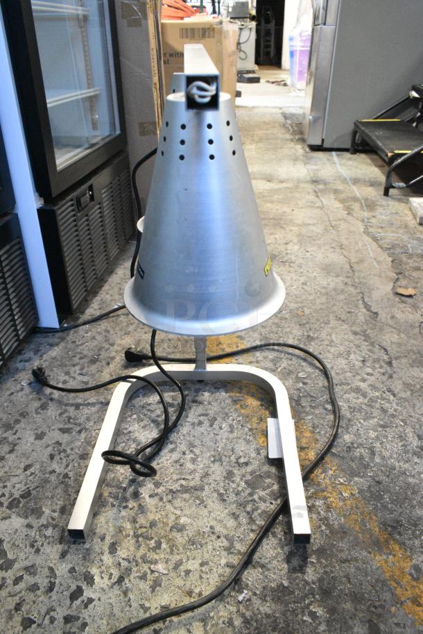 Metal Commercial Countertop 2 Head Warming Lamp. 120 Volts, 1 Phase. Tested and Working! - Image 5 of 6