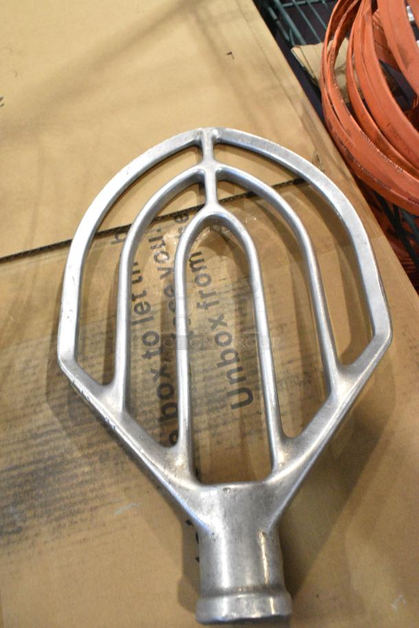 3 Various Attachments for Hobart Mixer; Whisk, DS30B 30 Quart Paddle and FD2018 Dough Hook. 3 Times Your Bid! - Image 3 of 8