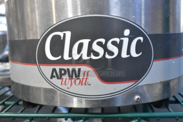 APW Wyott RW-1V Stainless Steel Commercial Countertop Soup Kettle Food Warmer. 120 Volts, 1 Phase. Tested and Working! - Image 2 of 5