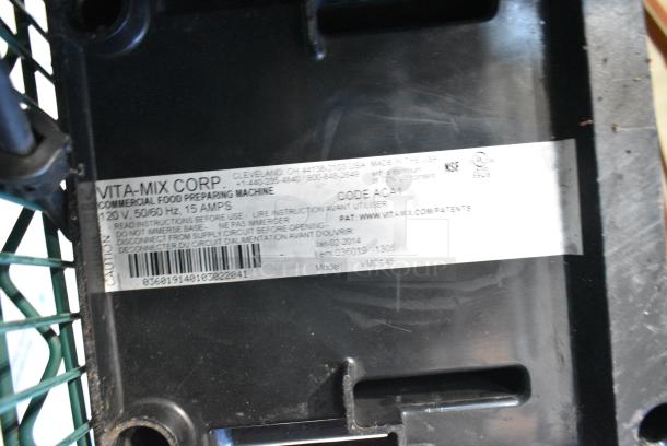 Vita-Mix VM0145 Metal Commercial Countertop Blender Base. 120 Volts, 1 Phase. Tested and Does Not Power On - Image 6 of 6