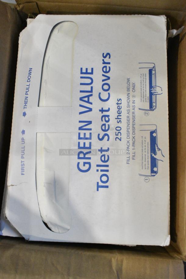 Box of BRAND NEW! Green Value Toilet Seat Covers. - Image 1 of 5