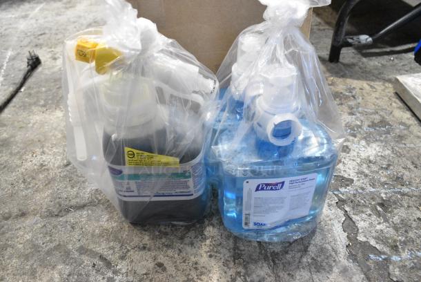 Box of BRAND NEW! Cleaner Including Purell Healthy Soap and Diversey Restroom Floor Cleaner. - Image 4 of 6