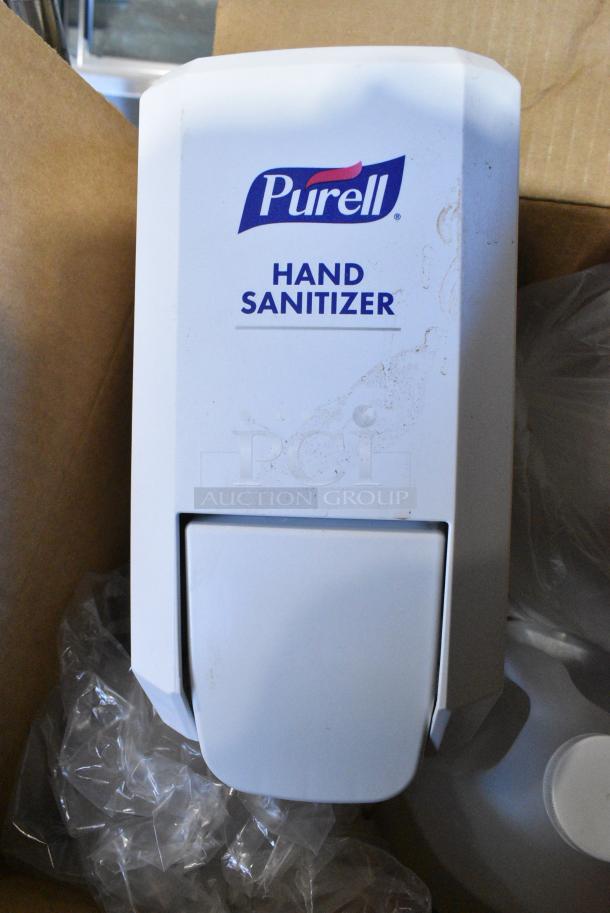 Box of BRAND NEW! Items Including Purell Hand Sanitizer Dispensers and Boardwalk Hand Soap Refill Jugs. - Image 3 of 5