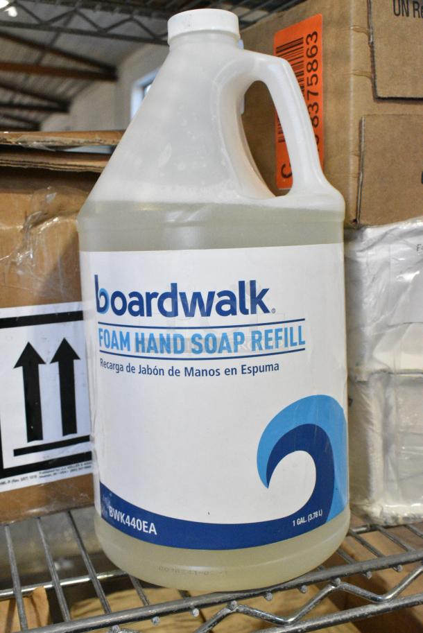 Box of BRAND NEW! Items Including Purell Hand Sanitizer Dispensers and Boardwalk Hand Soap Refill Jugs. - Image 4 of 5