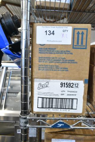 2 BRAND NEW! Boxes of Scott 9159212 Foam Skin Cleaner w Moisturizers. 2 Times Your Bid!