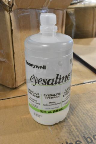 Box of 9 BRAND NEW! Honeywell Eyesaline Bottles.