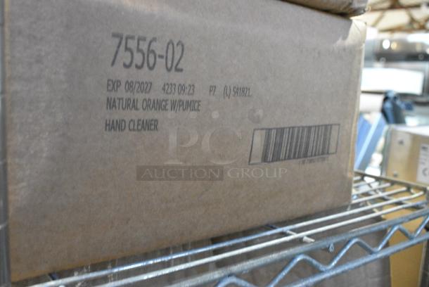 2 BRAND NEW! Box of GoJo Pro TDX 5000 Natural Orange w/ Pumice Hand Cleaner. 2 Times Your Bid! - Image 3 of 3
