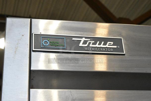 2019 True TS-49-HC Stainless Steel Commercial 2 Door Reach In Cooler w/ Poly Coated Racks on Commercial Casters. 115 Volts, 1 Phase. Tested and Powers On But Does Not Get Cold - Image 2 of 6