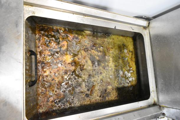 Frymaster FH217SE Stainless Steel Commercial Electric Powered 2 Bay Fryer w/ 2 Dumping Stations on Commercial Casters. 480 Votls, 3 Phase. - Image 5 of 12