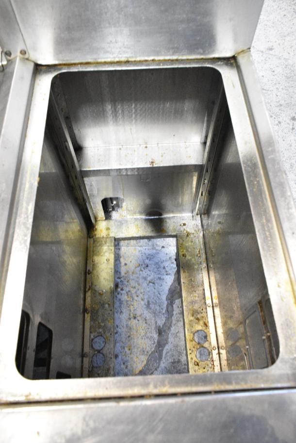Frymaster FH217SE Stainless Steel Commercial Electric Powered 2 Bay Fryer w/ 2 Dumping Stations on Commercial Casters. 480 Votls, 3 Phase. - Image 6 of 12