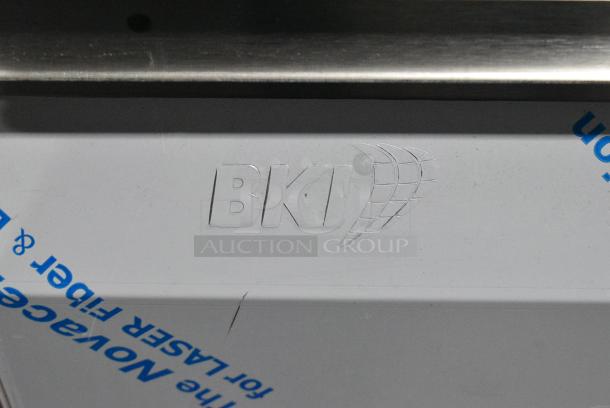 BRAND NEW! 2016 BKI HSS4-2TSQ Stainless Steel Commercial Floor Style 2 Tier Warming Display Case Merchandiser. 230 Volts, 1 Phase. - Image 2 of 4