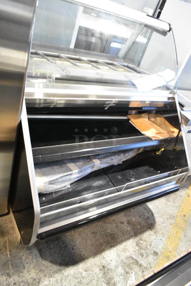 BRAND NEW SCRATCH AND DENT! Hussmann CR3-P-4-SH-RSS-R Metal Commercial Floor Style Grab N Go Cooler w/ Top Display Case Merchandiser. 120/208-240 Volts, 1 Phase. - Image 2 of 6