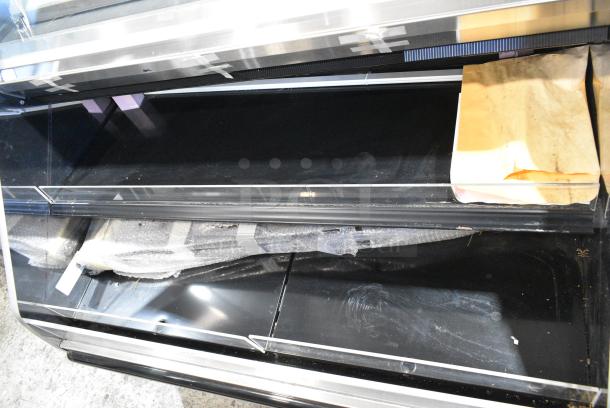 BRAND NEW SCRATCH AND DENT! Hussmann CR3-P-4-SH-RSS-R Metal Commercial Floor Style Grab N Go Cooler w/ Top Display Case Merchandiser. 120/208-240 Volts, 1 Phase. - Image 3 of 6