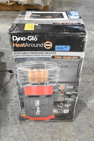 IN ORIGINAL BOX! Dyna-Glo Portable Propane Gas Powered Heat Around Heater.
