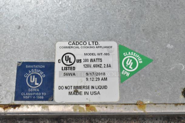 Cadco WT-10S Metal Countertop Electric Griddle. 120 Volts, 1 Phase. - Image 3 of 3