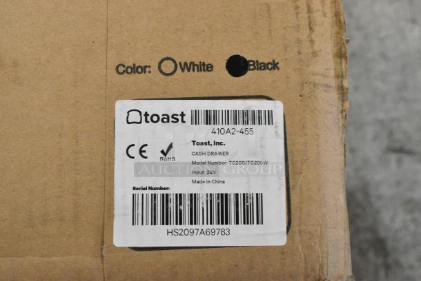IN ORIGINAL BOX! Toast TC200/TC200W Metal Cash Drawer - Image 3 of 3