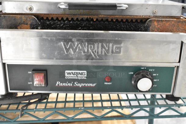 Waring WPG250 Stainless Steel Commercial Countertop Panini Press. 120 Volts, 1 Phase. - Image 3 of 6