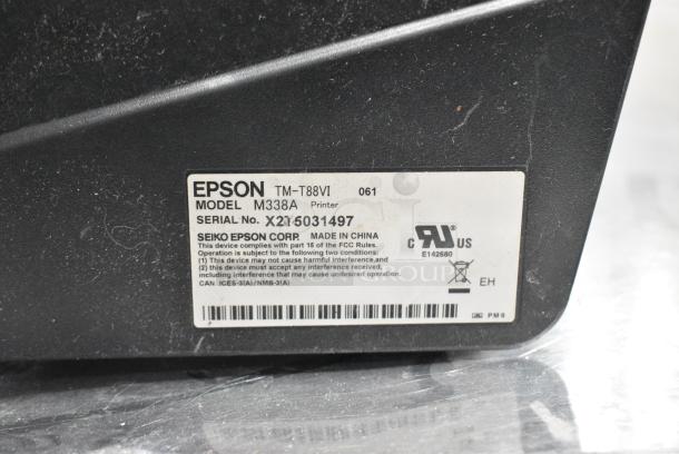 2 Epson M338A Receipt Printer. 2 Times Your Bid! - Image 5 of 5