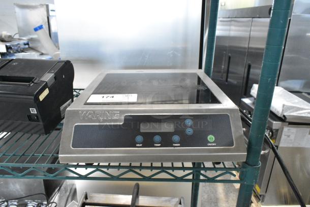 Waring WIH400 Stainless Steel Countertop Single Burner Induction Range. 120 Volts, 1 Phase. - Image 1 of 5
