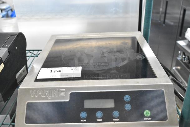 Waring WIH400 Stainless Steel Countertop Single Burner Induction Range. 120 Volts, 1 Phase. - Image 4 of 5