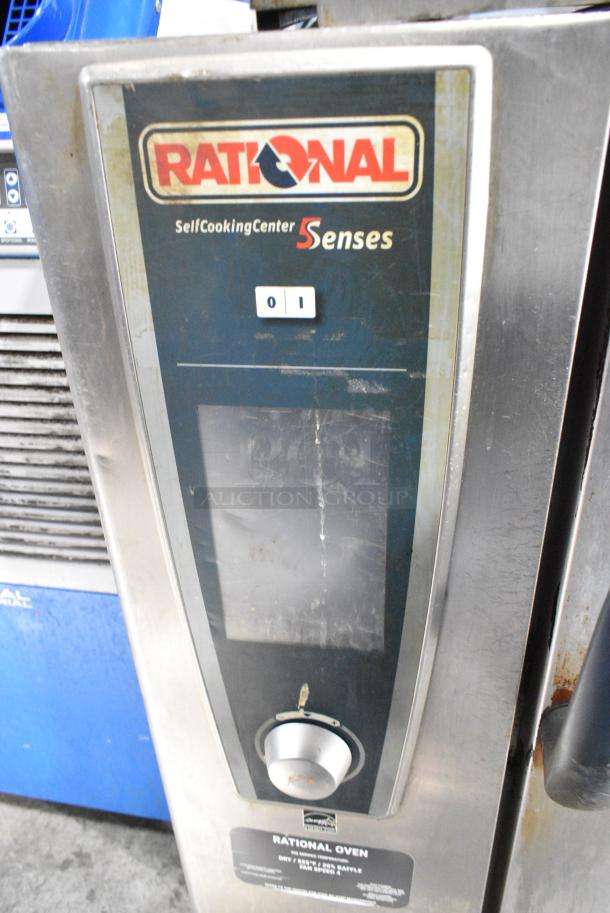 Rational SelfCooking Center 5 Senses Stainless Steel Commercial Electric Powered Combi Convection Oven on Commercial Casters. 208/240 Volts, 3 Phase. - Image 3 of 7